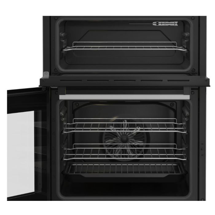 Beko EDC6731W White 60Cm Double Oven Electric Cooker With Vitroceramic Hob