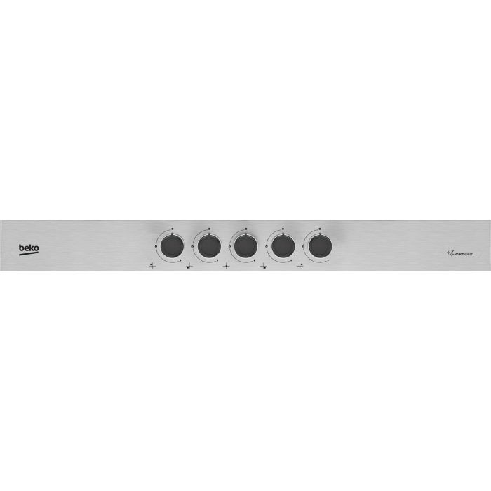 Beko HIAW75225SXE 75cm Gas Hob with Front Knob Controls - Stainless Steel