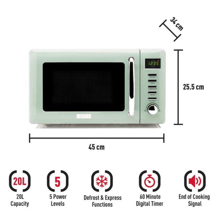 Haden 186683 Sage 20L 800W Microwave