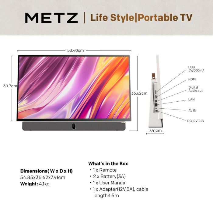 METZ 24MPE7002Z 24inch Full HD Smart Google TV