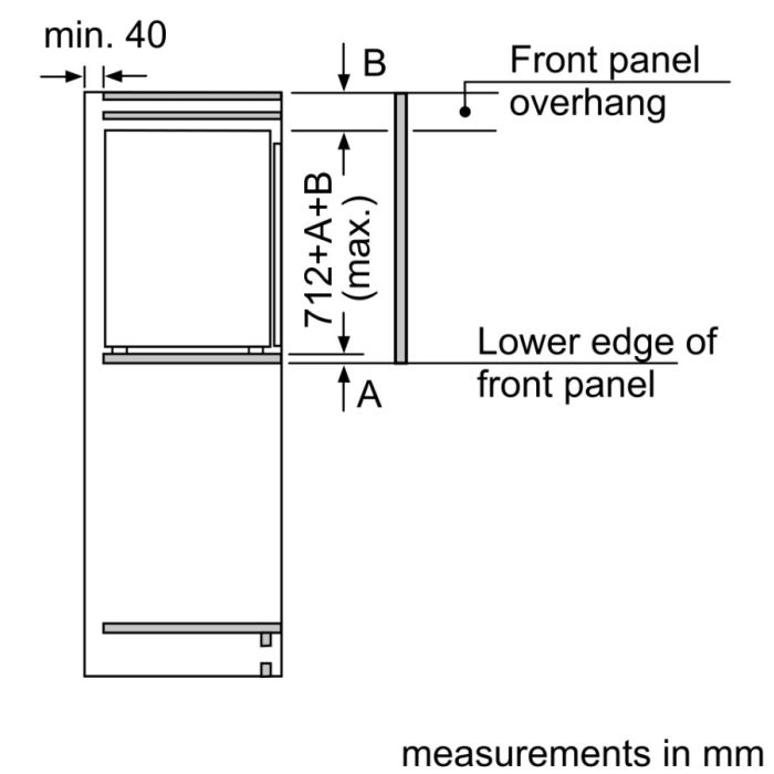 Neff GI1113FE0 Integrated 720H Built-In Freezer