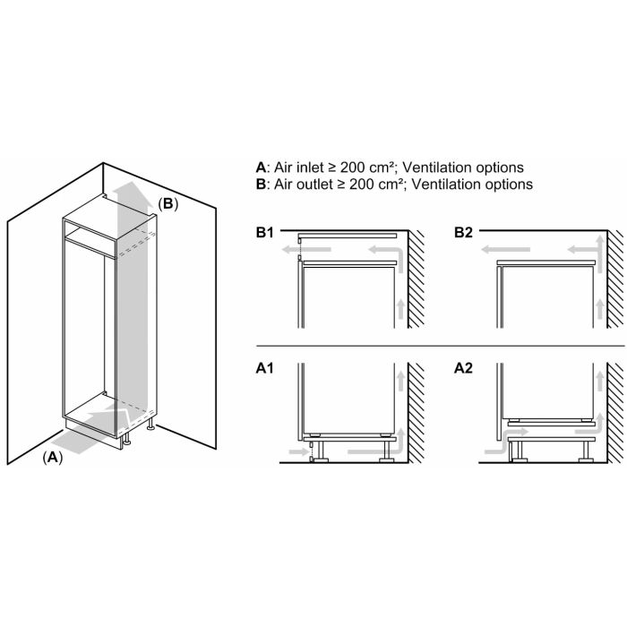 Neff GI1113FE0 Integrated 720H Built-In Freezer