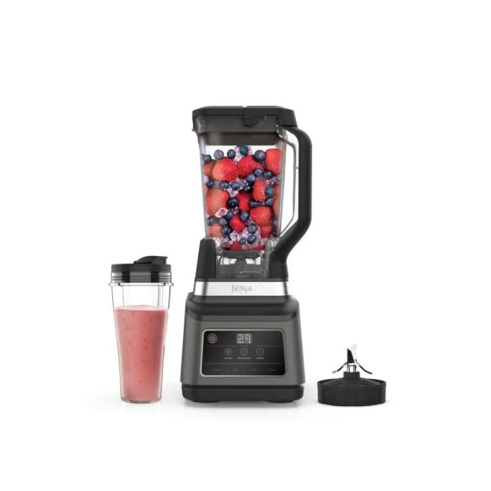 Ninja BN750UK Black / Silver 2-In-1 Blender With Auto-Iq