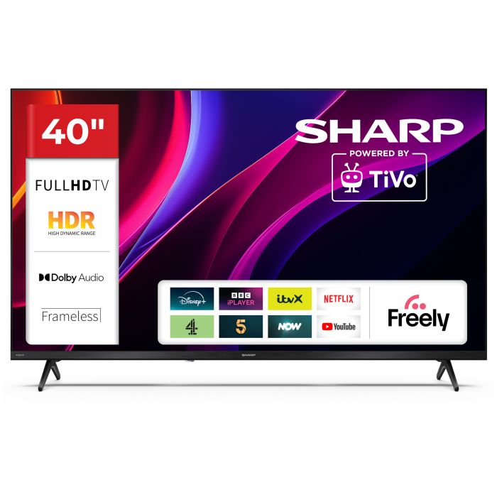 Sharp 2T-C40HE2245KB FHD 40 inchTV - Black