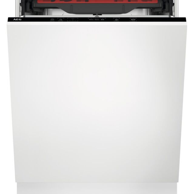 AEG FSB54907Z Integrated Dishwasher - 14 Place Settings - Sliding Hinge