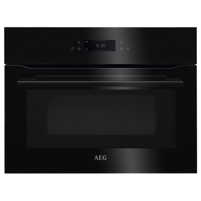 AEG KMK768080B Black Built-In Combi Microwave Oven