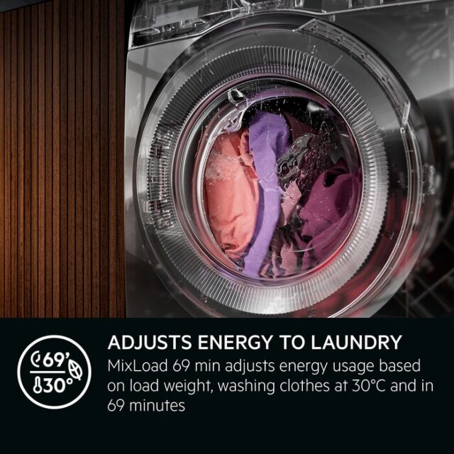 AEG LFR71844B Washing Machine. 7000 Series, Universaldose And Prosteam, 8Kg Wash Capacity, 1400Rpm.
