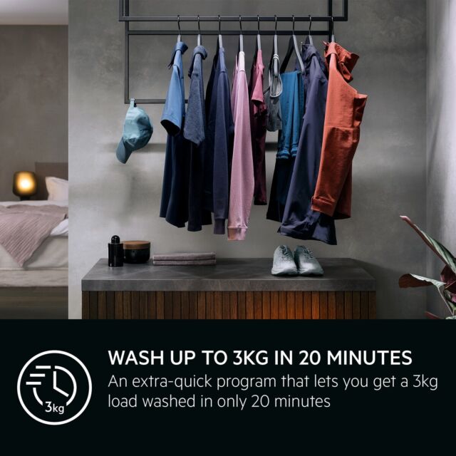 AEG LFR84146UC Connected Washing machine. 8000 Series, Universal Dose + Powercare technology. 10kg
w