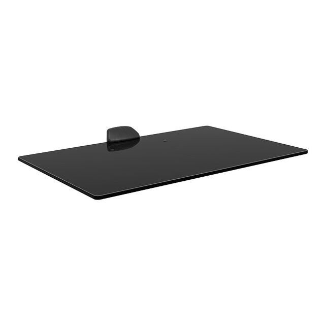 Barkan E85G+.B Black A/V Glass Shelf (Up10kg)