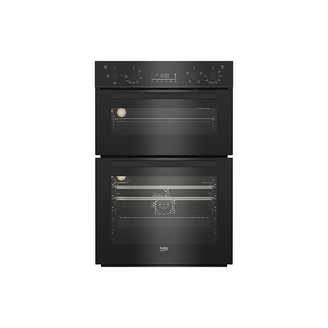 Beko BBDF22300B Black Built-In Double Oven 
