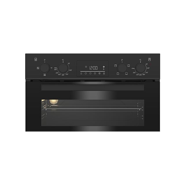 Beko BBDF22300B Black Built-In Double Oven 