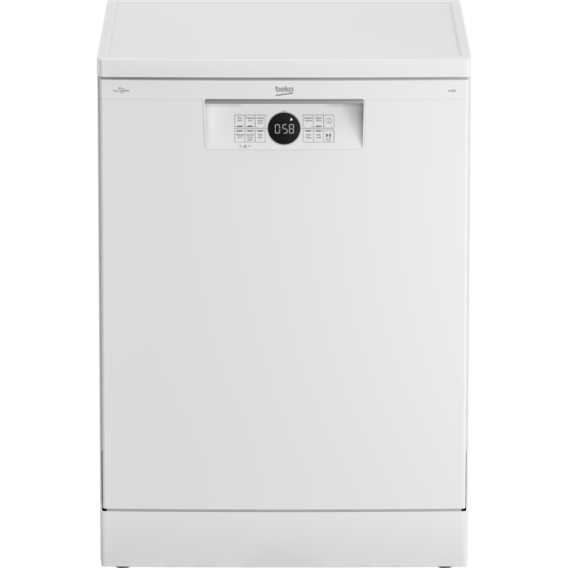 Beko BDFN26432W Full Size Dishwasher - 14 Place Settings