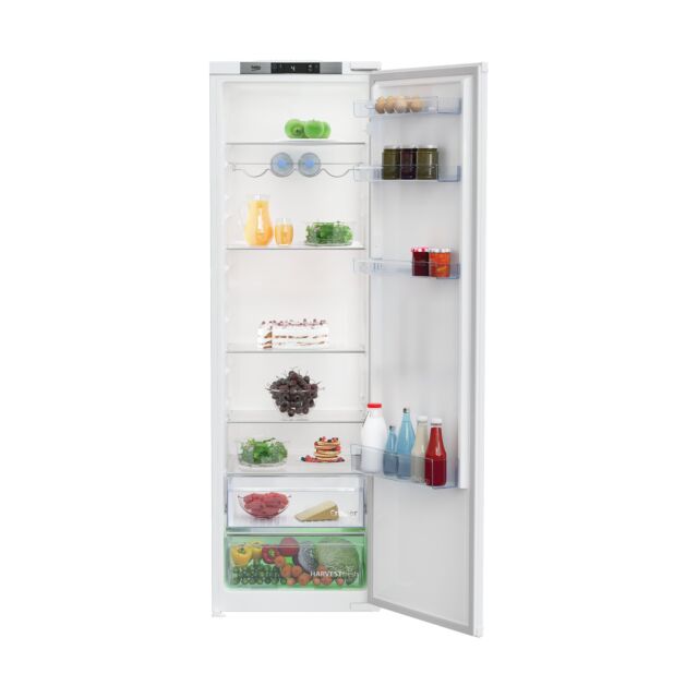 Beko BLSD4V577 E rated Fully Integrated Larder Fridge, Harvestfresh, Low temperature drawer, LED lig