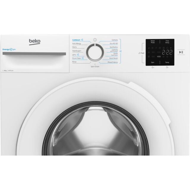 Beko BM3WT3841W 8kg 1400 Spin Washing Machine - White