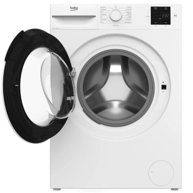 Beko BMN3WT3821W 8kg 1200 Spin Washing Machine - White