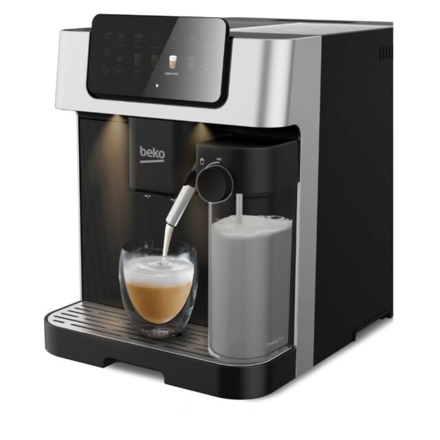 Beko CEG7304X Bean to Cup Fully Automatic Espresso Machine with Integrated Milk Jug - Silver