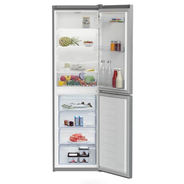 Beko CFG4582S Silver 50/50 Frost Free Fridge Freezer H1824 W540 D575