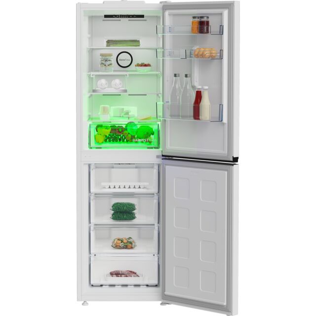 Beko CNG4692VW H1920 W597 D707 50/50 Frost Free Fridge Freezer - White