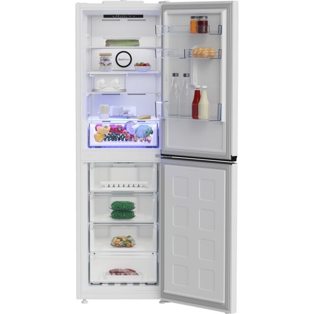 Beko CNG4692VW H1920 W597 D707 50/50 Frost Free Fridge Freezer - White