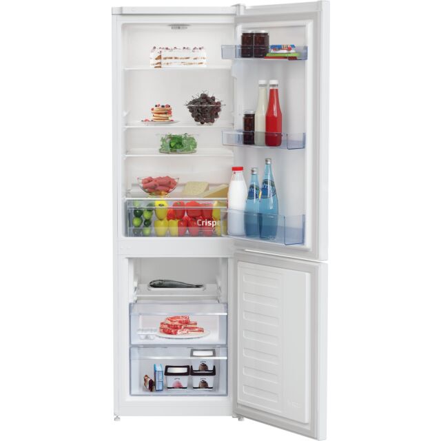 Beko CSG4571W H1708 W540 D574 E 70/30 Energy Rated Combi Style Static Fridge/Freezer