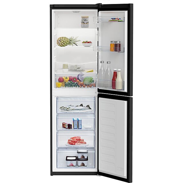 Beko CSG4582B Black H1824 W540 D575 50/50 Freestanding Combi Fridge Freezer
