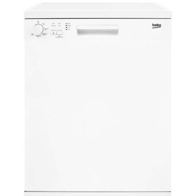 Beko DFN05320WH Full Size Dishwasher - 13 Place Settings - White - 13 Settings