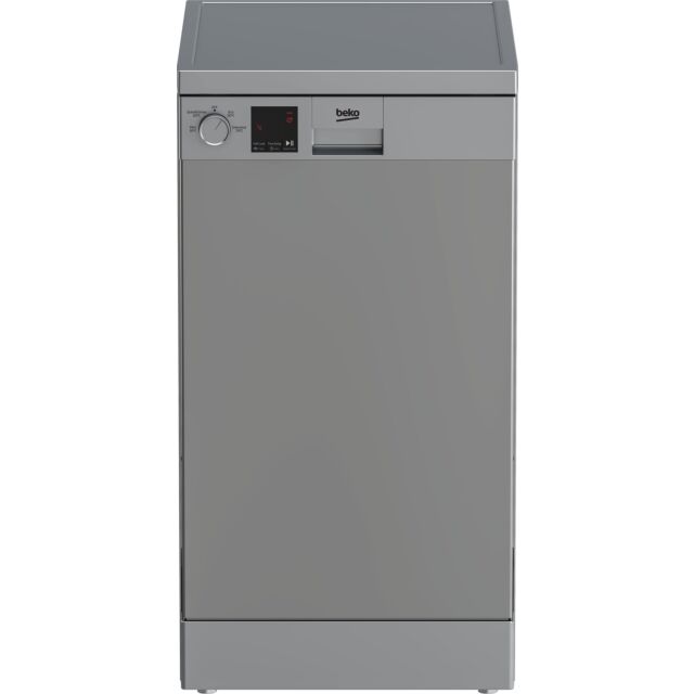 Beko DVS04020S Silver Slimline Dishwasher