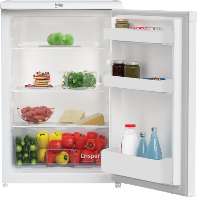 Beko UL4584W H840 W540 D590 L128, 4 Compartments, E Energy Rated Larder Fridge, Auto Defrost, Revers