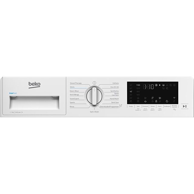 Beko WTIK74122 Fully Integrate C Energy rated Cleaning & Spin Speed Rating 7kg 1400 spin Integrated 