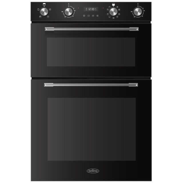 Belling BI904MF BLK B/In Double Oven, Multi Function, Black