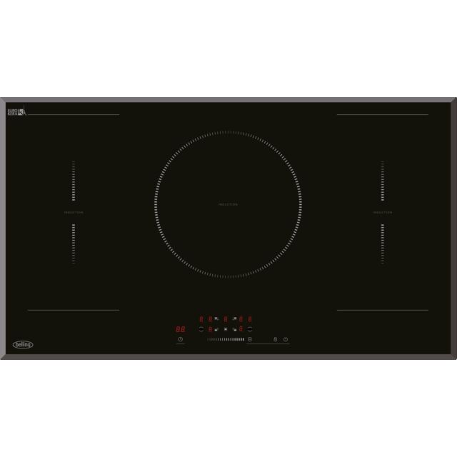 Belling BIH90TB Frameless 90Cm Built-In Induction Hob 