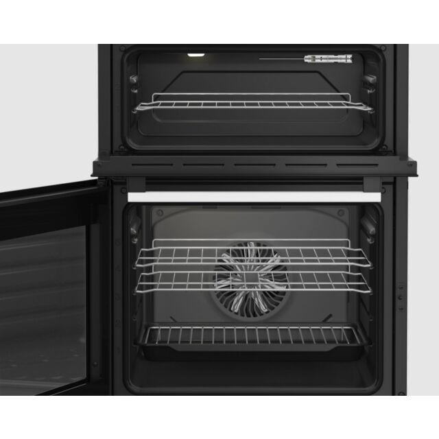 Blomberg HKRN651W White 60cm Double Oven Electric Cooker with Vitroceramic Hob - White