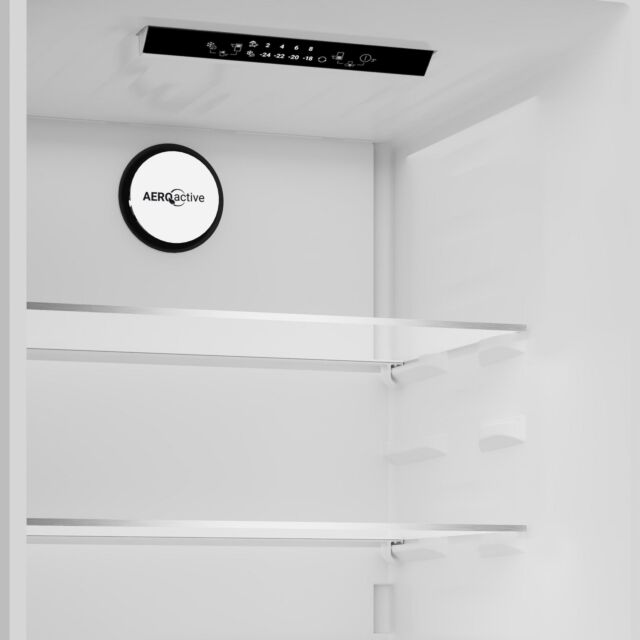 Blomberg KND24075V H203.5 W59.5 D66.3 Freestanding 70:30 Total Frost Free Fridge Freezer - White
