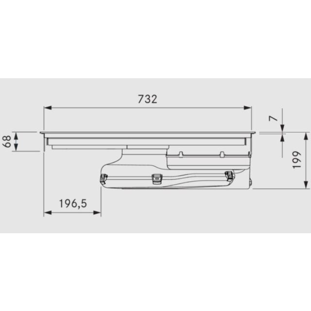 Bora PURE_PURU_RECIRCULATION Frameless Built-In Induction Hob With Downdraft
