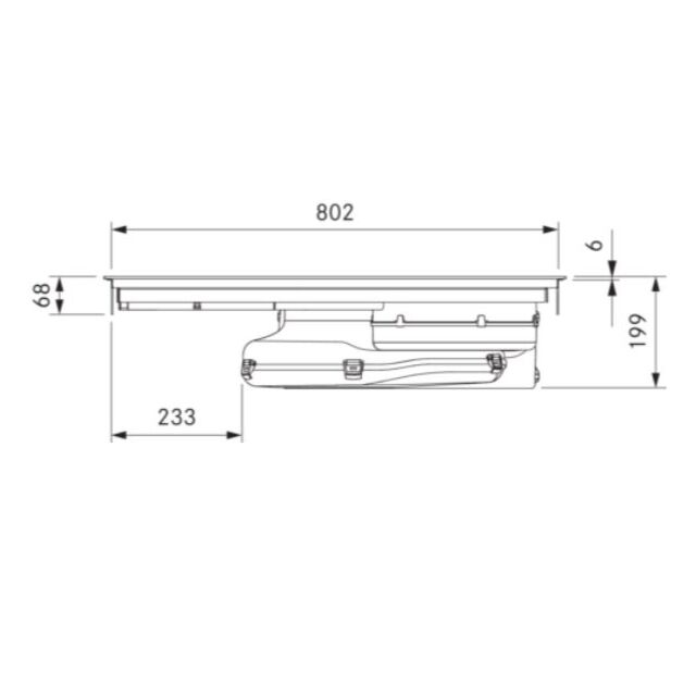 Bora X-PURE_PUXA_EXHAUST AIR Frameless Built-In Induction Hob With Downdraft