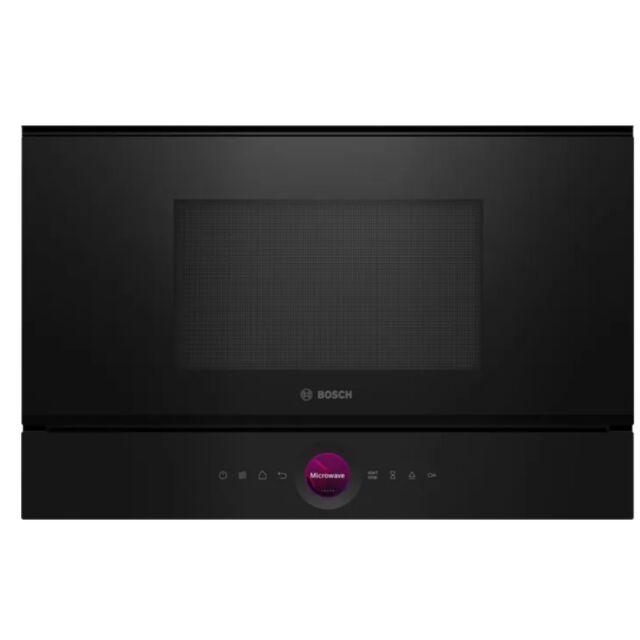 Bosch BFL7221B1B Electronic, Microwave with 5 power levels, Digital Control Ring with TFT touchDispl