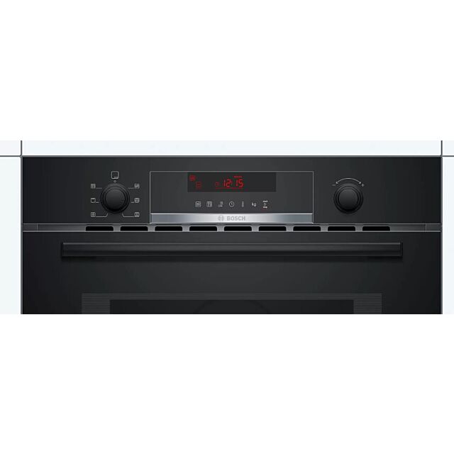 Bosch CMA583MB0B Black Built-In Microwave With Hot Air Function