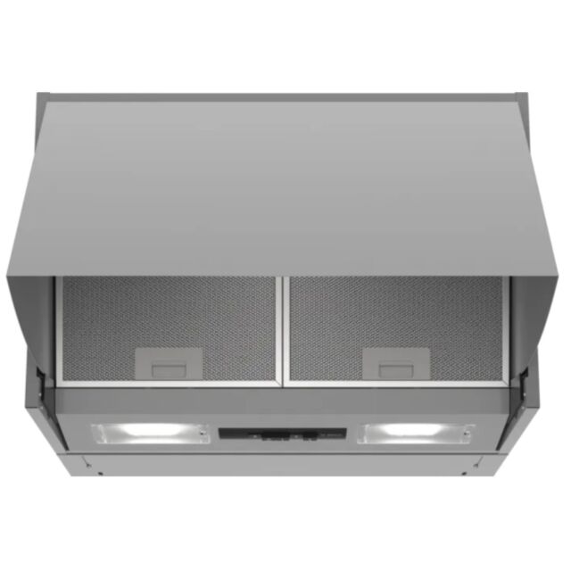 Bosch DEM63AC00B Metallic silver 60cm, 3 speeds, LED lights. Optional Standard Recirculation Filter: