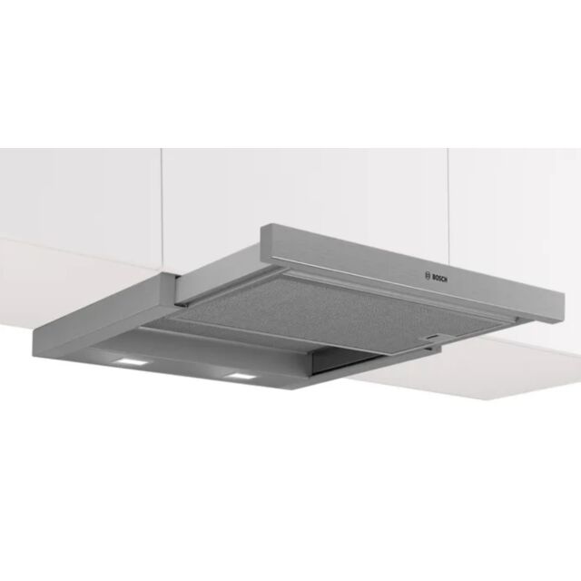 Bosch DFS067A51B Metallic silver 60cm wide, Logo Design Handle, 3 Speed + 1 Intensive, Electronic Co