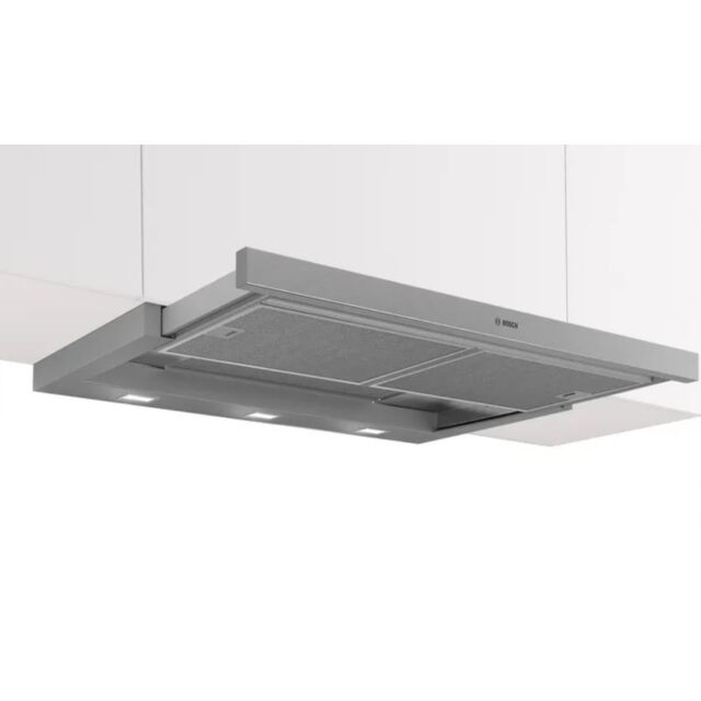 Bosch DFS097A51B Metallic silver 90cm wide, Logo Design Handle, 3 Speed + 1 Intensive, Electronic Co