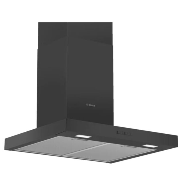 Bosch DWB66BC60B   Black 60cm wide, Box Design, push buttons, 3 speeds + intensive, LED lights. Opti