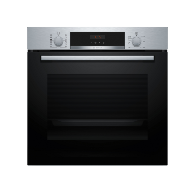 Bosch HQA534BS3B 59.4cm Built In Electric Single Oven - Stainless Steel