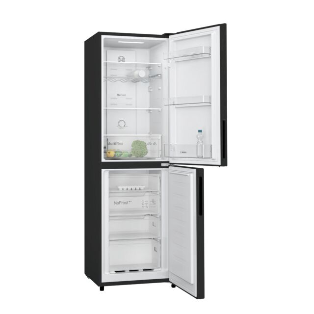 Bosch KGN27NBEAG 55Cm 50/50 Frost Free Fridge Freezer - Black