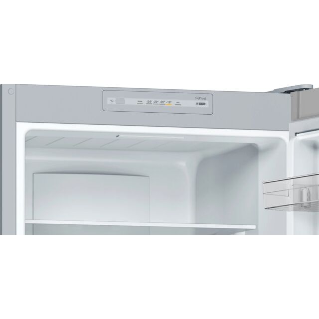Bosch KGN33NLEBG S/Steel Look 176x60 NoFrost fridge freezer, MultiBox, MultiAirflow, LED light,3 fre