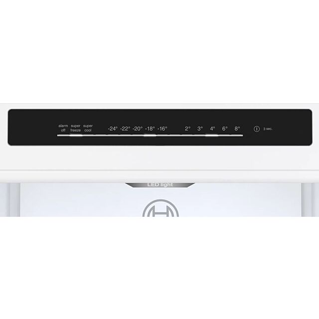 Bosch KGN362WDFG Frost Free Fridge Freezer H186 W60 D66.5 - White
