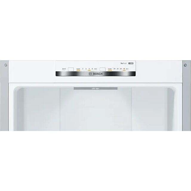 Bosch KGN392LEBG H2030 W600 D660 70/30 Total No Frost Fridge Freezer - Stainless Steel Look