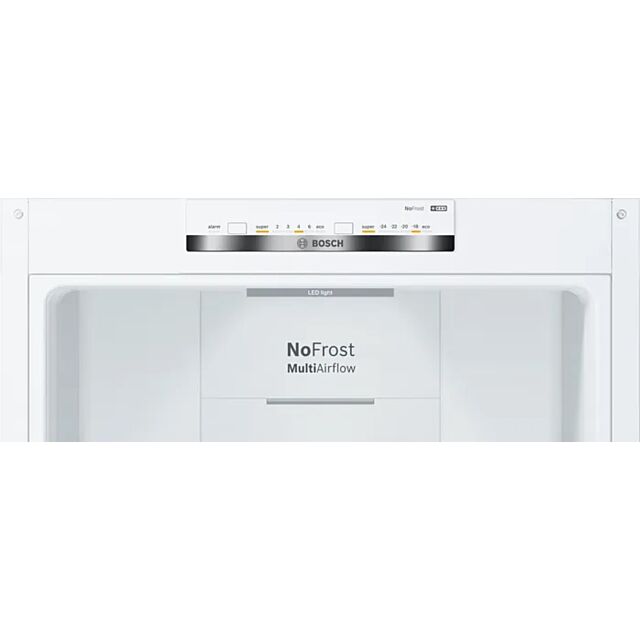 Bosch KGN392WEBG H2030 W600 D660 70/30 Frost Free Fridge Freezer - White