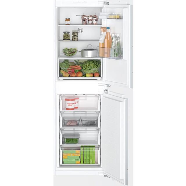 Bosch KIN85NFE0G 177X54 Nofrost Frzr, Xxl Multibox Veg Drwr, Fixed Hinge, 50/50 Split