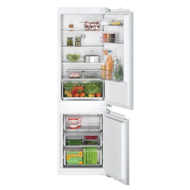 Bosch KIN86NFE0G 177x54 NoFrost bottom freezer, XXL MultiBox veg drawer, LED light, Digital temperat