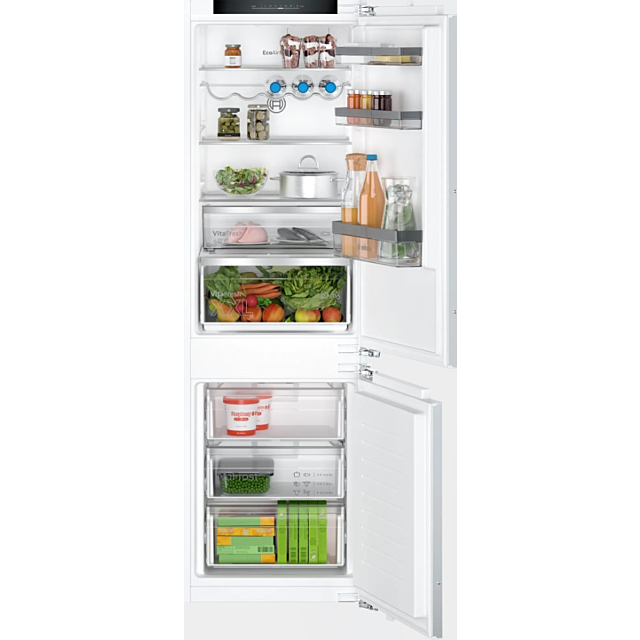 Bosch KIN86VFE0G Integrated 177x54 NoFrost bottom freezer, LED light, XXL vitaFresh drawer, vitaFres